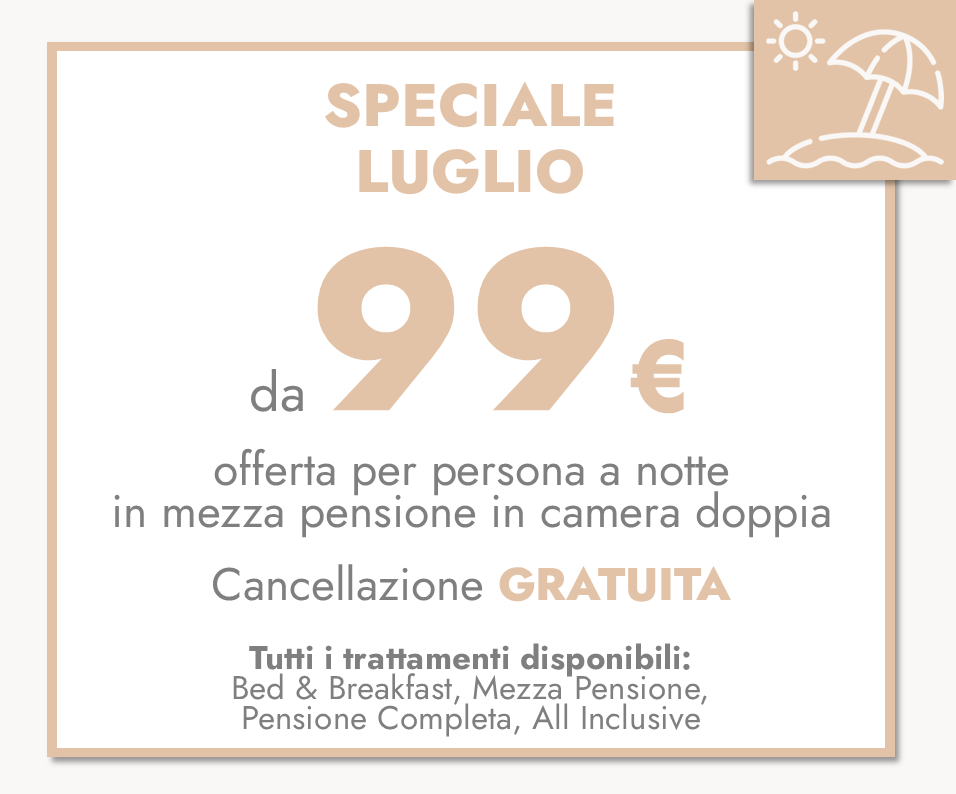 offerta luglio hotel 4 stelle riccione