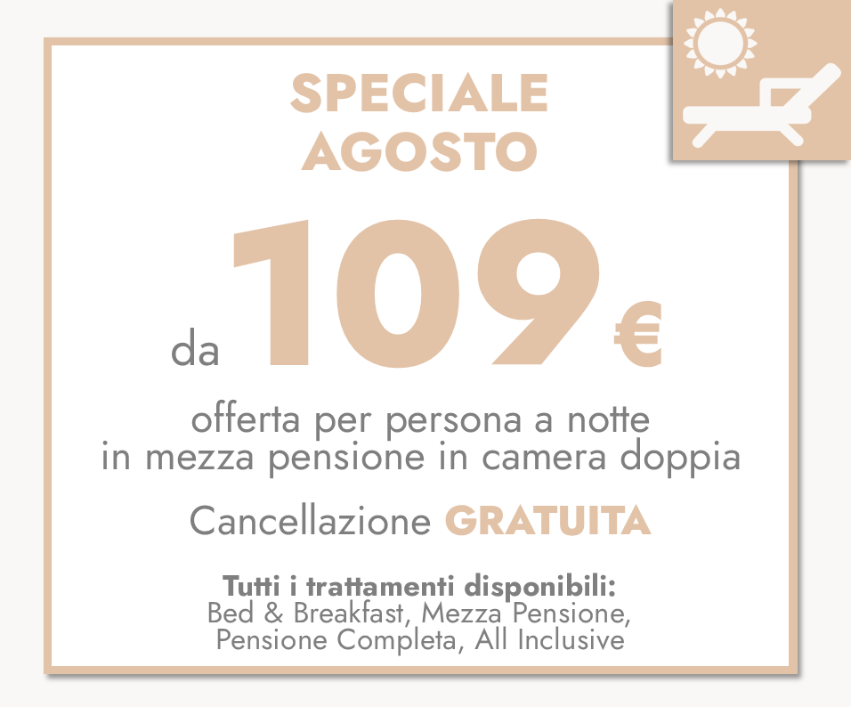 offerta agosto hotel 4 stelle riccione