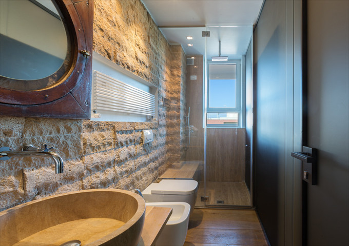 media.attico one suite riccione bagno